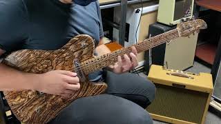 Woodcraft TeleBob 6 string electric guitar || Amp Shop Bass Exchange Mason Sacks demo