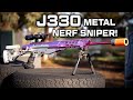 J330: A 300fps METAL Bolt-Action Nerf Sniper!