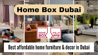 Home Box Store| Affordable home furniture \u0026 home decor shopping in dubai