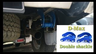 Belajar memasang double shackle [ ISUZU D-MAX ]