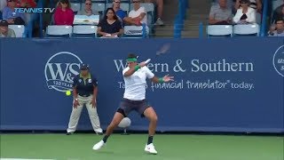 Hot Shot: Delpo's Forehand Drive Zooms Past Chung In Cincinnati 2018