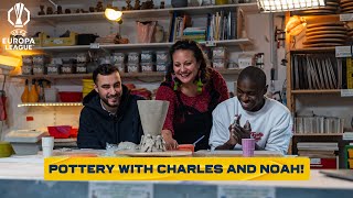 🏆 Noah and Charles recreate the UEL trophy out of clay! | UEFA Europa Show