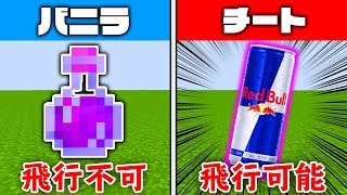 【マイクラ】おらチート縛るわ #8 チートといえば飛行だろ【マインクラフト実況】