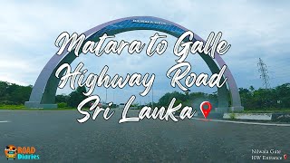 Matara To Galle Highway Express Road #visitsrilanka #galle #matara