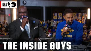 Jordan Poole Joins TNT Inside Crew After The Warriors Win Game 2 | NBA on TNT