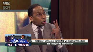 Stephen A. Smith GOES OFF on Saquon Barkley! ESPN First Take
