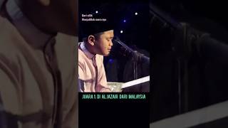 MasyaAllah , suara nya bikin adem di hati, juara 1 di Al jazair #viral #videoshort #qorimalaysia