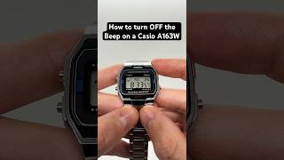 How to turn OFF the Beep Sound on a Casio A163WA-1QES