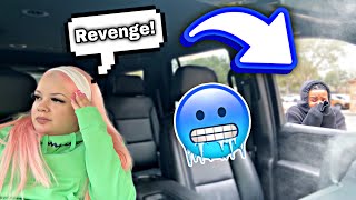 LOCKING MY GIRLFRIEND OUT THE CAR THE THE FREEZING COLD *REVENGE*