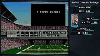 Full Playthrough [654] Sega CD [26] NFL's Greatest: San Francisco vs. Dallas 1978-1993