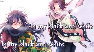 Nightcore - black \u0026 white (Jeremy Zucker \u0026 Chelsea Cutler) (SV) - (Lyrics)