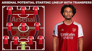 Arsenal Potential Starting lineup with transfers | Confirmed transfers and Rumours Summer 2024