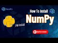How to Install Numpy with latest Python 3.14 on Windows 10/11 [ 2025 Update ] Complete Guide - Numpy