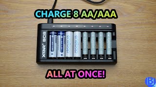 [Review] Xtar BC8 Charger for AA/AAA NiMH 1.2V / Li-ion 1.5V