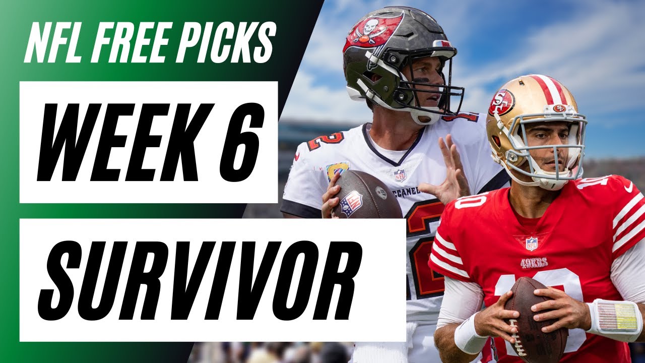 NFL Survivor Pool Picks Week 6 | NFL Survivor Strategy | NFL Picks Week ...