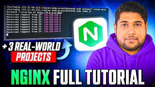 Nginx Full Tutorial With 3 Real-World Projects
