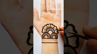 Simple Easy Beautiful Front hand Arabic Mehndi Design😍♥️ #mehndi #shorts #ytshort #mehndi #viral