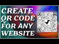 Create QR Codes to Quickly Save and Share ANY Website