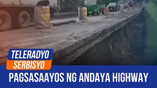 DPWH to transfer at least P100M from other projects to Andaya highway repairs: | (03 January 2025)