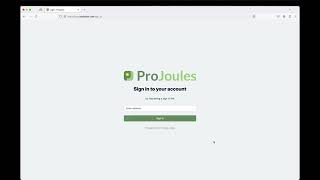 Getting started with ProJoules