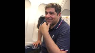 Shahram Jazayeri afraid of flying! #shorts