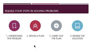Problem Solving 1 Introduction