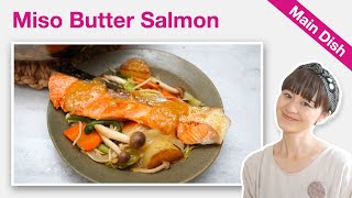 How To Make Miso Butter Salmon | Japan Local Food Recipe : Chan-chan-yaki (Hokkaido)