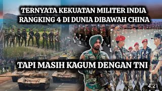 MILITER INDIA PERINGKAT 4 DUNIA TAPI MASIH KAGUM DENGAN TNI❗SIMAK PENJELASANNYA