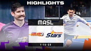 Harrisburg Heat @ Tacoma Stars - 1/14/23 - MASL Highlights 23