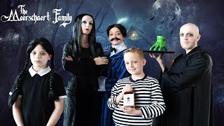 🎃 We verkleden ons in de ADAMS FAMILY - Familie Meerschaert Halloween Vlog
