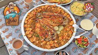 صواني الشخرمون من بهيج .. أكلة سمك وجمبري🍤🍤 بتبدأ من ٦٠ جنية