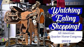 SHOPPING FOR MY HORSE // Quarter Horse Congress Vlog // Searching for deals on show tack and clothes