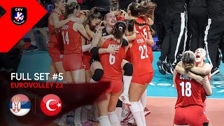 FULL 5th SET: Serbia vs Türkiye I CEV EuroVolley 2023 Final I Christmas Special