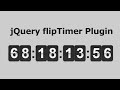 Flip Clock-Style jQuery Countdown & Count Up Timer Plugin - flipTimer