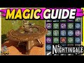 NIGHTINGALE ENCHANTERS FOCUS GUIDE - Infusions Charms And Enchantments Explained! How To Use Magic?