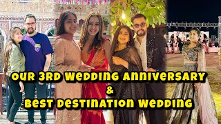 Our 3rd Wedding Anniversary \u0026 Best Destination Wedding | Jai Bagh Palace Jaipur