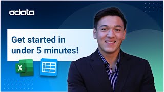 Start connecting your data to Excel in under 5 minutes