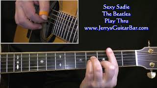 The Beatles Sexy Sadie | Guitar Play Thru