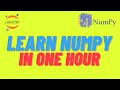 Learn Numpy in One HOUR | Numpy Complete Tutorial | Python for Data Science