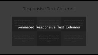 Responsive Equal Height Columns | HTML & CSS