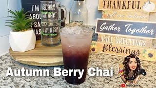 How to make Herbalife Tea | Autumn Berry Chai | Blackberry Liftoff Chai Tea | Fall Edition