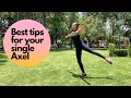 How to do an Off Ice Single Axel⛸✌🏽