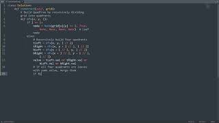 Leetcode 427. Construct Quad Tree in Python | Python Leetcode | Python Coding Tutorial | Python ASMR