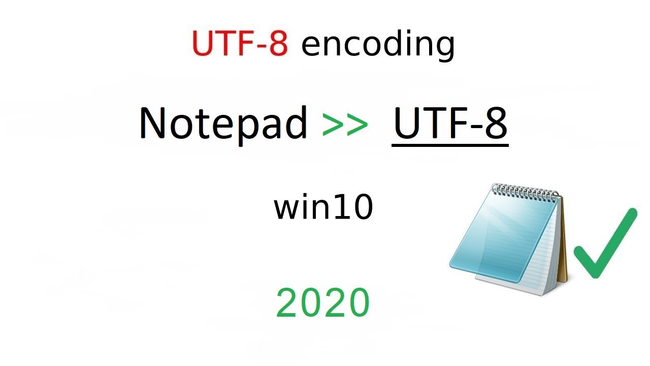 Encoding Utf 8