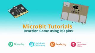 Build a MicroBit reaction game using the I/O pins