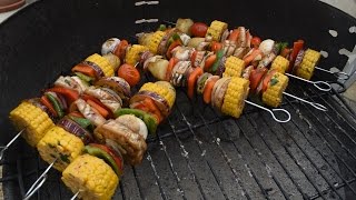 Brochetas de verdura - VEGETARIANAS