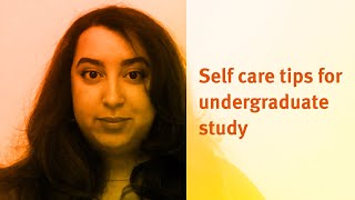 City, University of London: Self care tips for undergraduate study