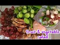 Maribeth Dimaculangan is live! Fruit & vegetables SALAD 🥗