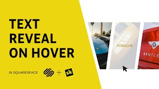How to Reveal Text on Hover in Squarespace with SquareKicker