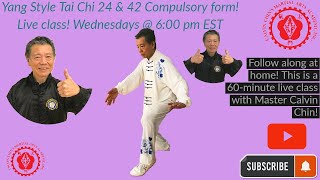 Yang Style Tai Chi 24& 42 step by step  detailed instruction and more!